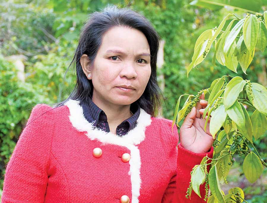 Bà Đinh Thị Tướt. Ảnh: M.P Bà Đinh Thị Tướt. Ảnh: M.P