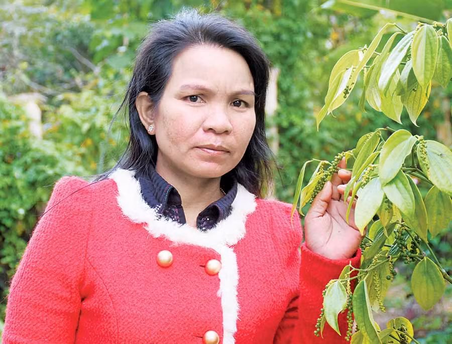  Bà Đinh Thị Tướt. Ảnh: M.P