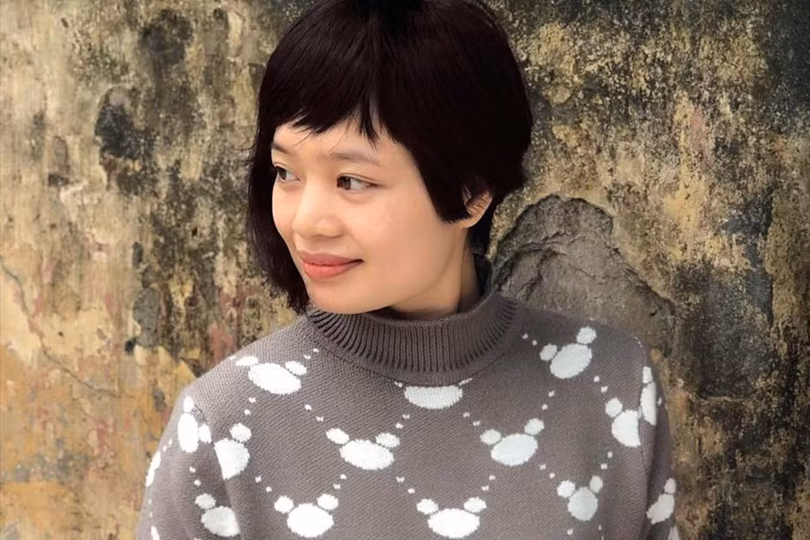 Họa sĩ Nguyễn Thu Hương. Ảnh: Đặng Tú Thư