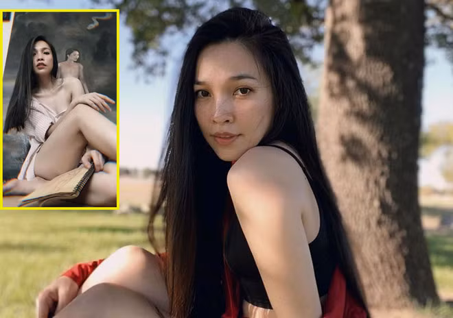  Loạt hình ảnh gợi cảm được giọng ca 'Điều em lo sợ' đăng tải trên trang cá nhân - Ảnh: FBNV