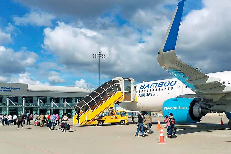 Cảng Hàng không Pleiku. Ảnh: Đ.T