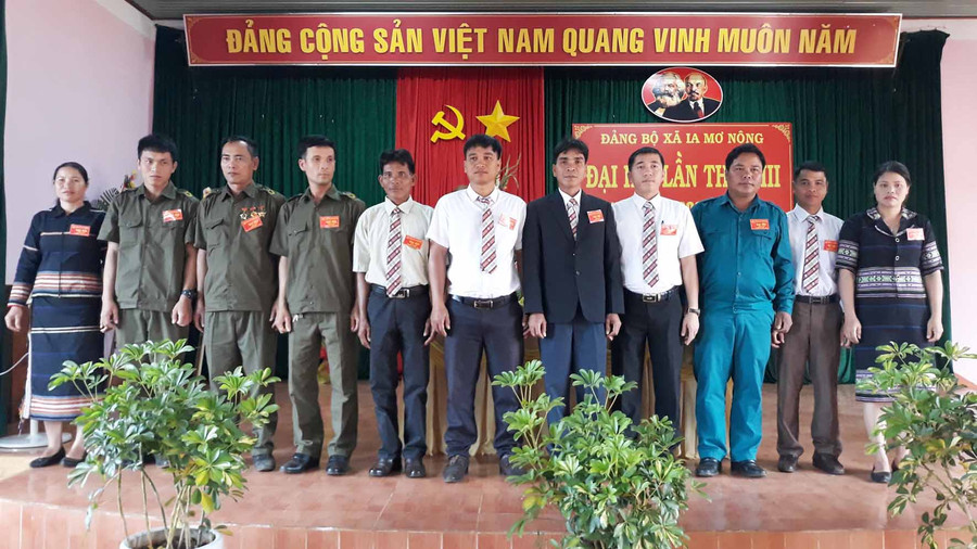 Ra mắt Ban Chấp hành mới tại đại hội. Ảnh: Hà Phương