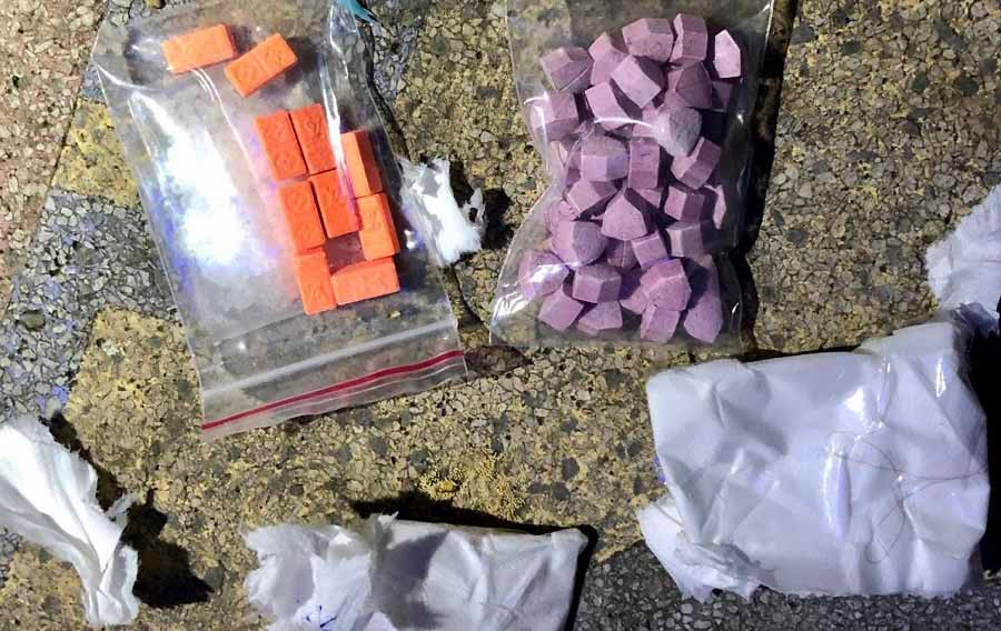 Tang vật thu giữ trên người đối tượng Giang. Ảnh: Văn Ngọc