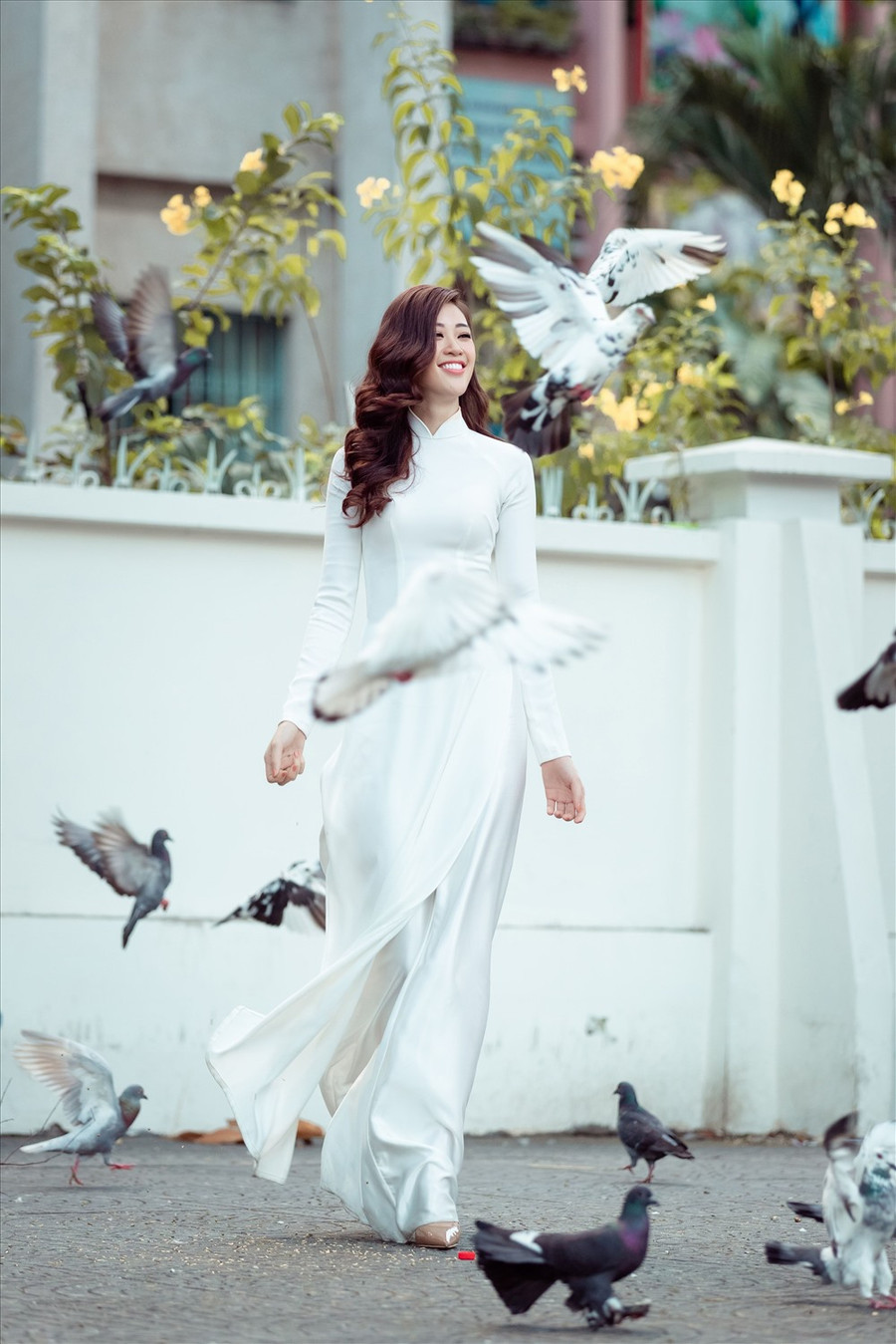 Trong thời gian tới, Hoa hậu Khánh Vân sẽ tiếp tục các hoạt động cùng tổ chức Hoa hậu Hoàn vũ Việt Nam. Ảnh: David Sắn.