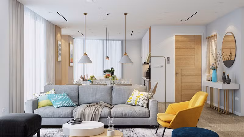 Một căn hộ tại Sài Gòn dù chỉ vẻn vẹn 24m2 nhưng với cách trang trí bằng màu trắng, khiến nó vẫn rộng rãi và tiện nghi.