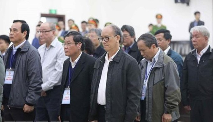 Các bị cáo trong vụ án - Ảnh: TTXVN Các bị cáo trong vụ án - Ảnh: TTXVN