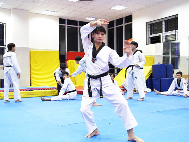 Nguyễn Thị Lệ Kim từng 4 lần liên tiếp vô địch SEA Games môn quyền đồng đội - Ảnh: Phạm Hữu Nguyễn Thị Lệ Kim từng 4 lần liên tiếp vô địch SEA Games môn quyền đồng đội - Ảnh: Phạm Hữu