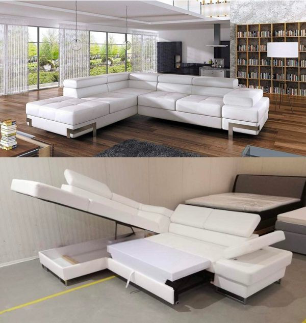 Ghế sofa thông minh, nhanh chóng trở thành giường ngủ chỉ bằng một vài thao tác đơn giản. Ghế sofa thông minh, nhanh chóng trở thành giường ngủ chỉ bằng một vài thao tác đơn giản.