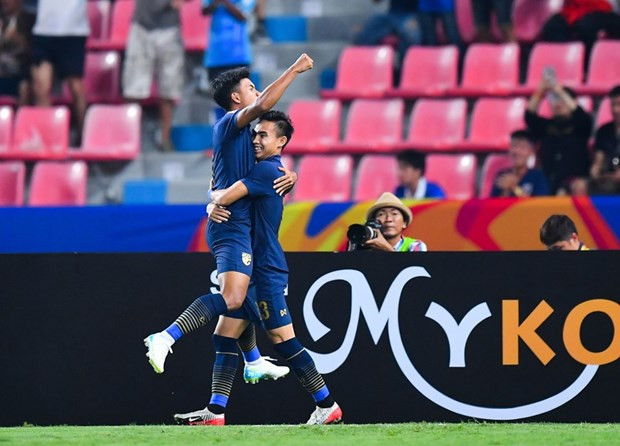U23 Thái Lan giành vé vào tứ kết U23 châu Á 2020. (Nguồn: AFC)