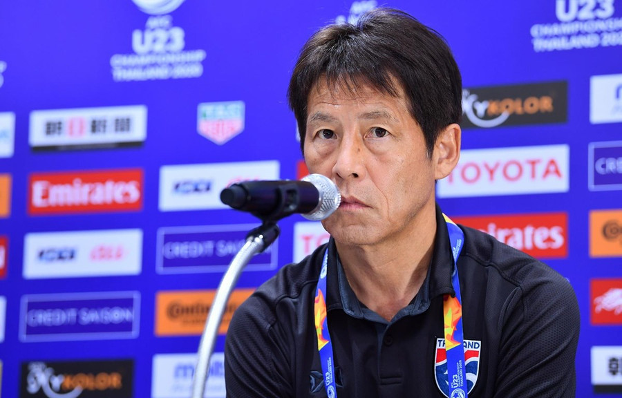  Huấn luyện viên Akira Nishino của U23 Thái Lan. (Nguồn: AFC)