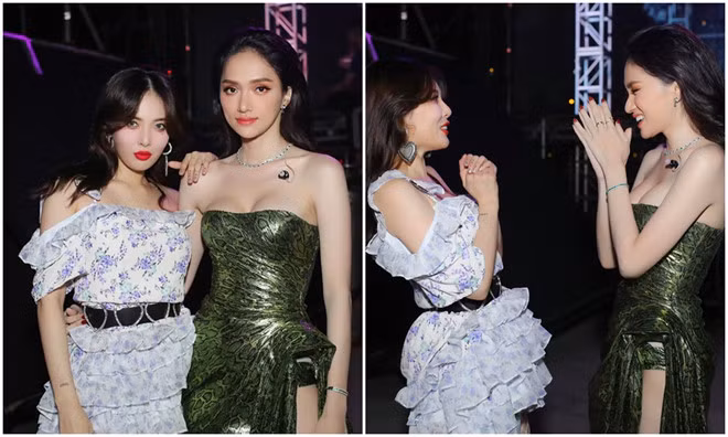 Đặc biệt, màn tương tác giữa Hoa hậu Hương Giang và HyunA tạo nên cơn sốt lớn. Loạt hình ảnh của cả hai được chia sẻ rầm rộ trên nhiều trang mạng xã hội. Phần lớn cư dân mạng đều tỏ ra phấn khích trước màn 