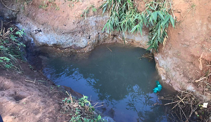 Hiện trường vụ tai nạn đuối nước. Ảnh: R'Ô HOK Hiện trường vụ tai nạn đuối nước. Ảnh: R'Ô HOK