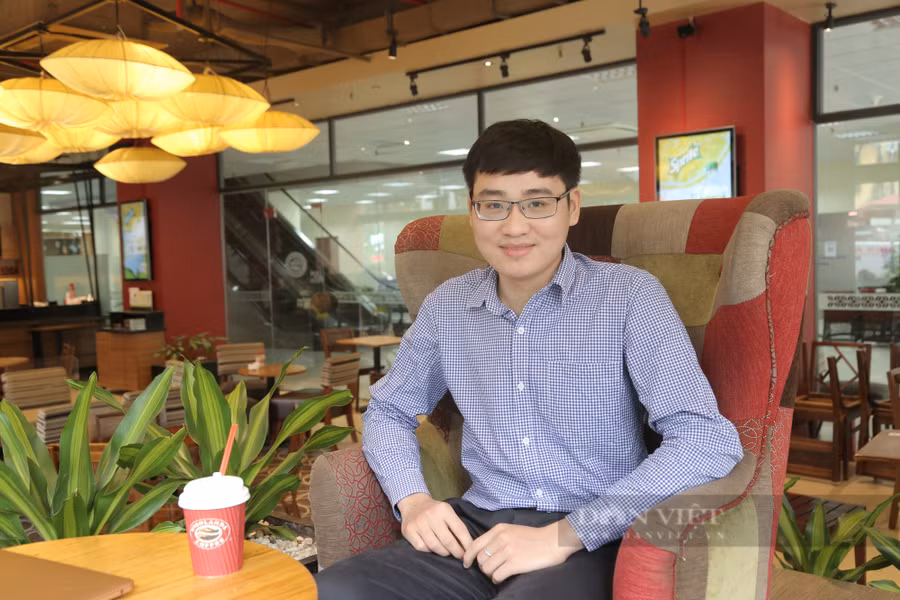  Tiến sĩ 9x Dương Tiến Anh. Ảnh: Tào Nga