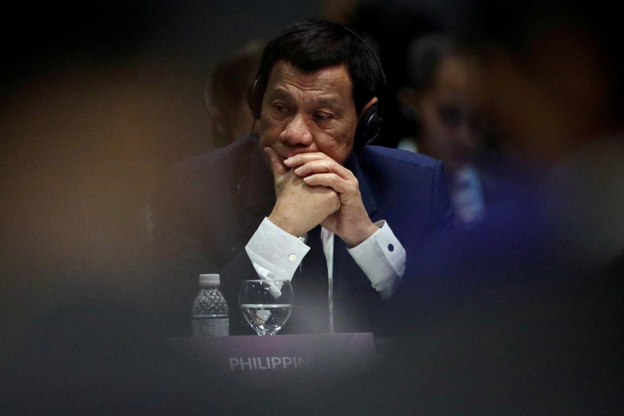  Tổng thống Rodrigo Duterte của Philippines - Ảnh: Reuters