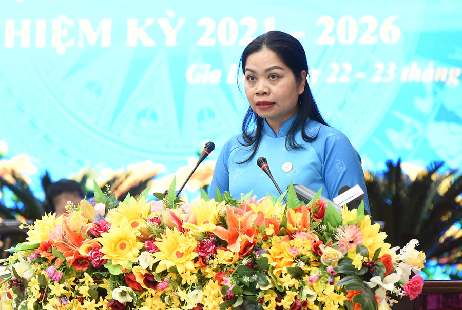  Chủ tịch Hội LHPN tỉnh Rơ Chăm H'Hồng. Ảnh: Đức Thụy