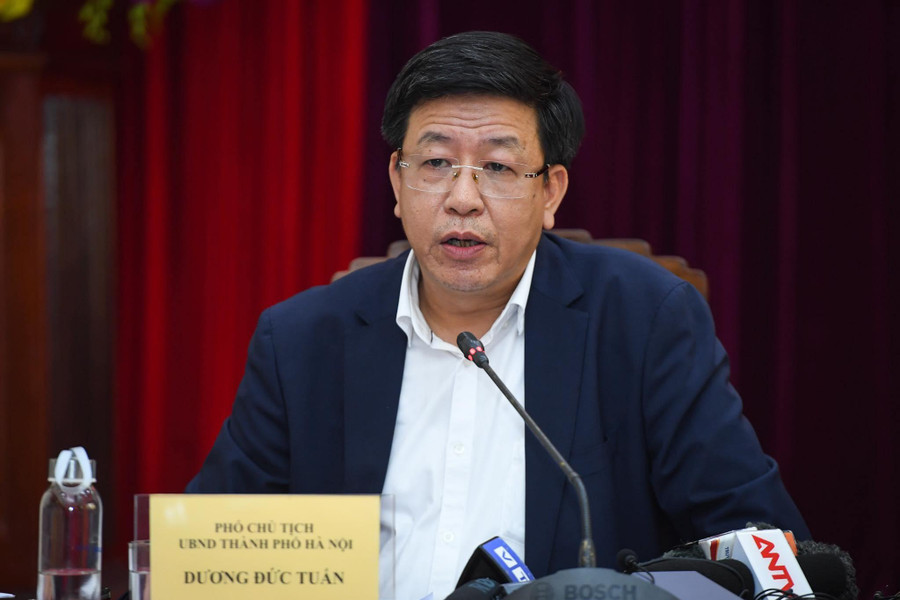 Ông Dương Đức Tuấn, Phó chủ tịch UBND TP.Hà Nội. Ảnh: Thành Chung