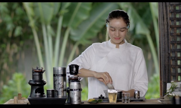 Show trải nghiệm càphê đặc biệt. Ảnh: CTV