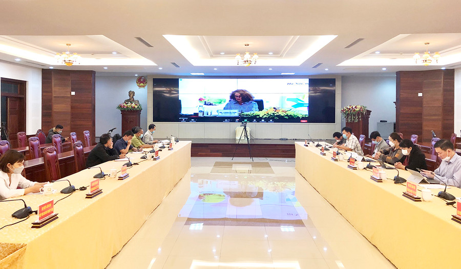 Quang cảnh hội nghị tại điểm cầu Gia Lai. Ảnh: Lê Nam Quang cảnh tại điểm cầu Gia Lai. Ảnh: Lê Nam