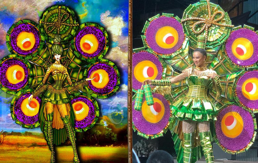  Nhiều người nhận xét hình ảnh thực tế giống với bản vẽ của Khoa Lỗ-Ảnh: Miss Universe Vietnam/ TA