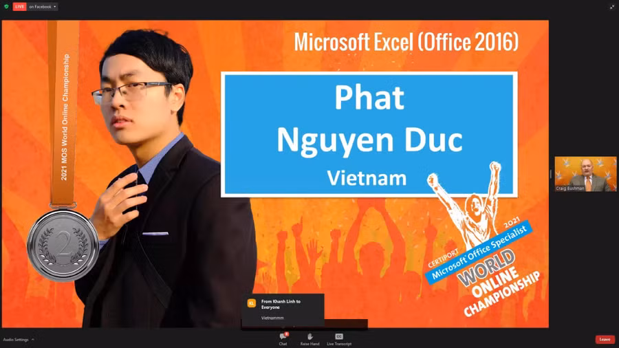 Nguyễn Đức Phát, sinh viên Trường ĐH Hàng hải Việt Nam. Ảnh: BTC