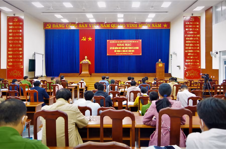  Quảng cảnh lớp học. Ảnh: Huy Bắc