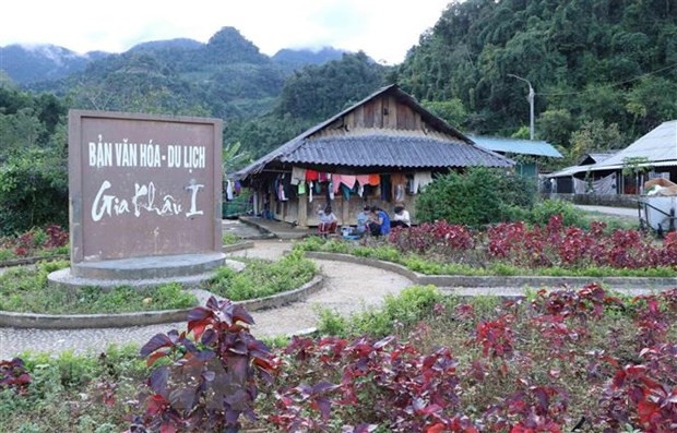 Khu du lịch sinh thái cộng đồng Gia Khâu 1, xã Sùng Phài, thành phố Lai Châu, tỉnh Lai Châu chỉnh trang lại đón khách du lịch. Ảnh: Nguyễn Oanh/TTXVN