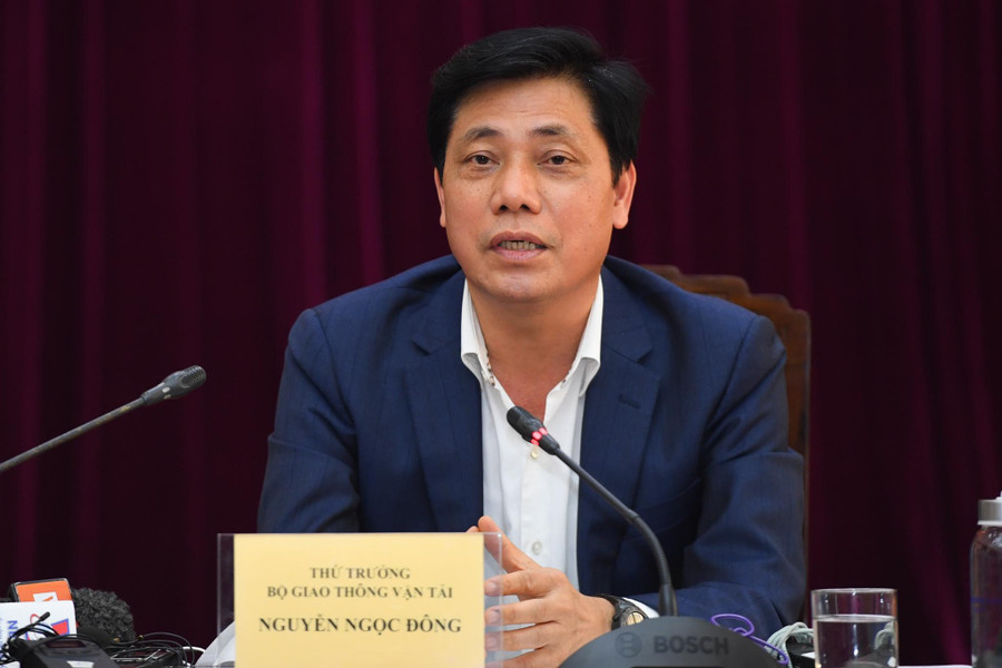 Thứ trưởng Bộ GTVT Nguyễn Ngọc Đông. Ảnh: Thành Chung