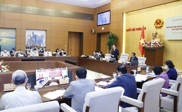 Quang cảnh hội nghị. (Ảnh: Doãn Tấn/TTXVN) Quang cảnh hội nghị. (Ảnh: Doãn Tấn/TTXVN)