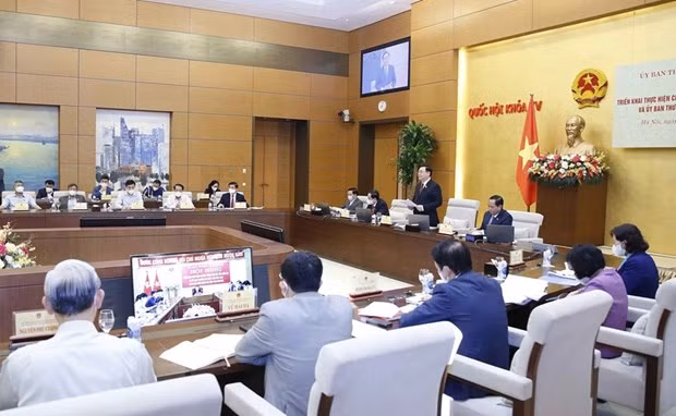  Quang cảnh hội nghị. (Ảnh: Doãn Tấn/TTXVN)