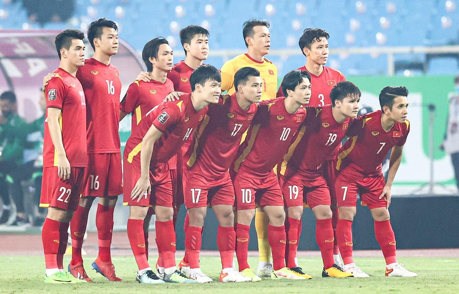 Đội tuyển Việt Nam tới AFF Cup 2020 với những cầu thủ nòng cốt vừa dự vòng loại thứ ba World Cup 2022. Ảnh: PV/Vietnam+
