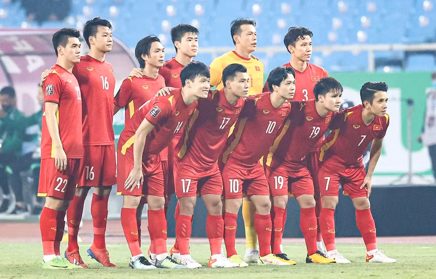 Đội tuyển Việt Nam tới AFF Cup 2020 với những cầu thủ nòng cốt vừa dự vòng loại thứ ba World Cup 2022. Ảnh: PV/Vietnam+