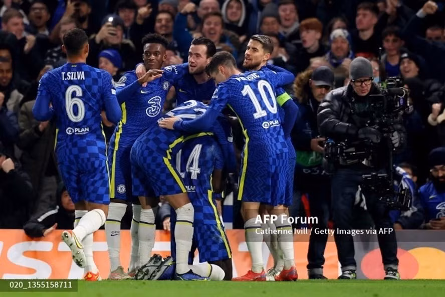 Chelsea giành ngôi đầu bảng H Champions League. Ảnh: AFP