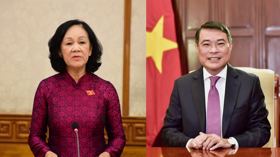 Đồng chí Trương Thị Mai và đồng chí Lê Minh Hưng. Đồng chí Trương Thị Mai và đồng chí Lê Minh Hưng