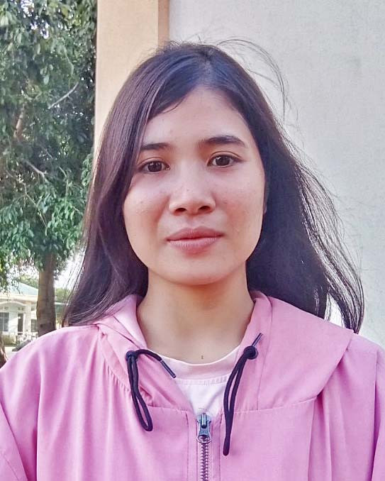 Đinh Thị H’Lơt là đại biểu trẻ tuổi nhất dự Đại hội đại biểu phụ nữ tỉnh lần XIV. Ảnh: Hoàng Ngọc