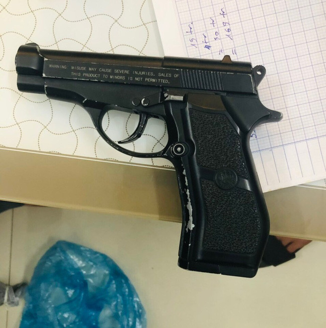 Khẩu súng công an thu giữ. Ảnh: Công an cung cấp Khẩu súng công an thu giữ. Ảnh: Công an cung cấp