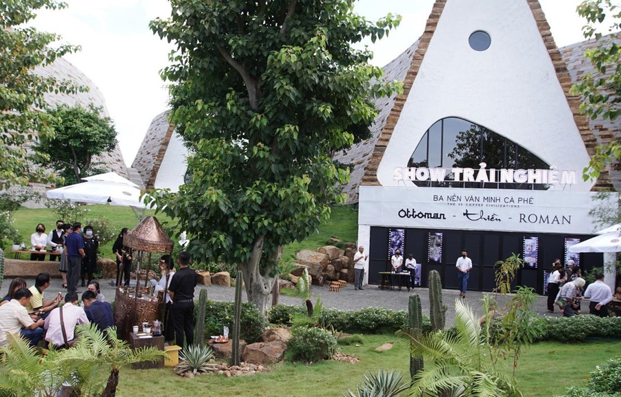Show trải nghiệm càphê đặc biệt. Ảnh: CTV