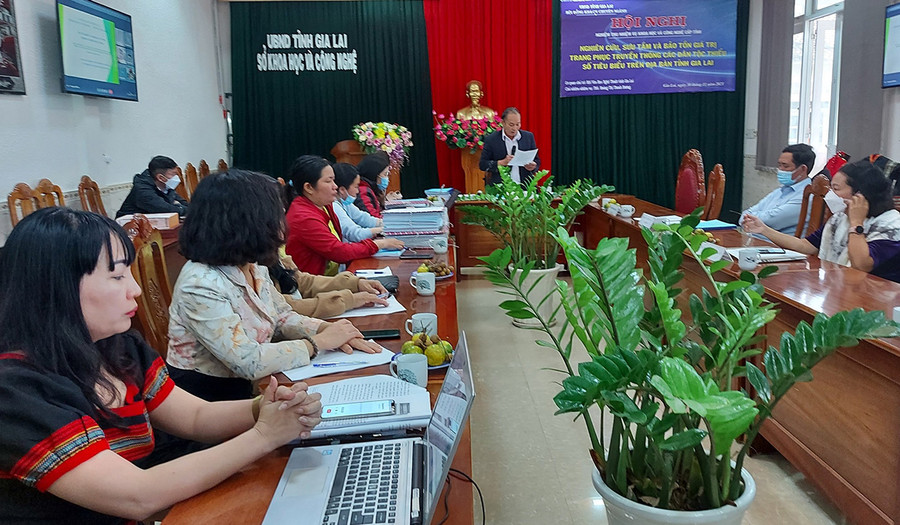 Quang cảnh hội nghị. Ảnh: Thiên Di Quang cảnh hội nghị. Ảnh: Thiên Di