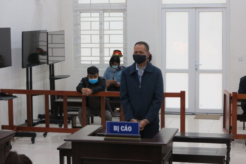 Bị cáo Tâm tại phiên toà.