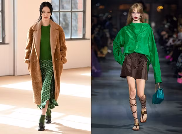 Bộ sưu tập Max Mara Thu Đông 2021 và bộ sưu tập Valentino Xuân Hè 2022.