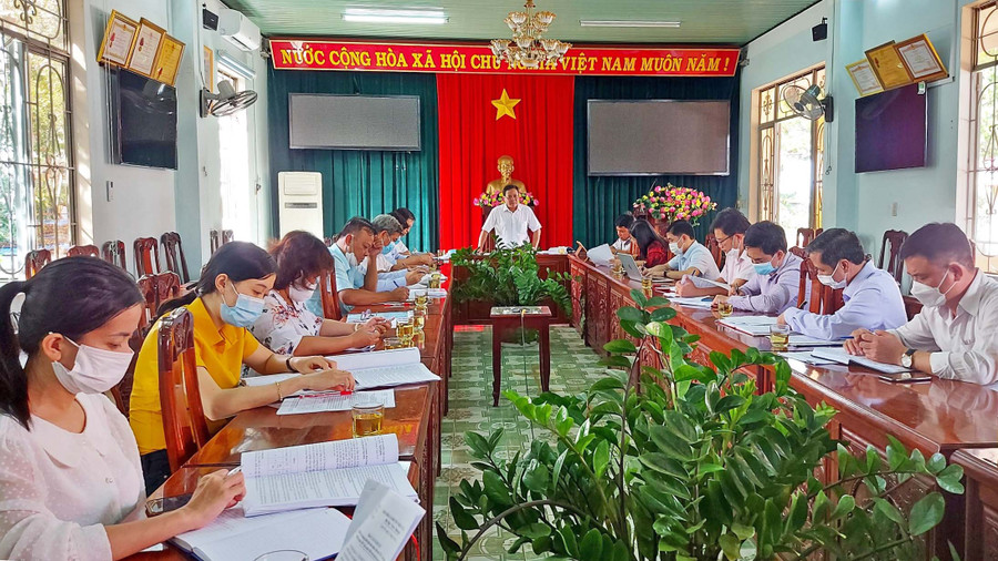 Quang cảnh buổi làm việc. Ảnh: Thiên Di