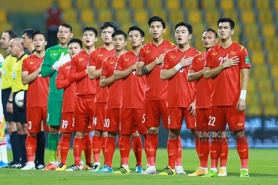 Đội tuyển Việt Nam. Ảnh: Trung Thu