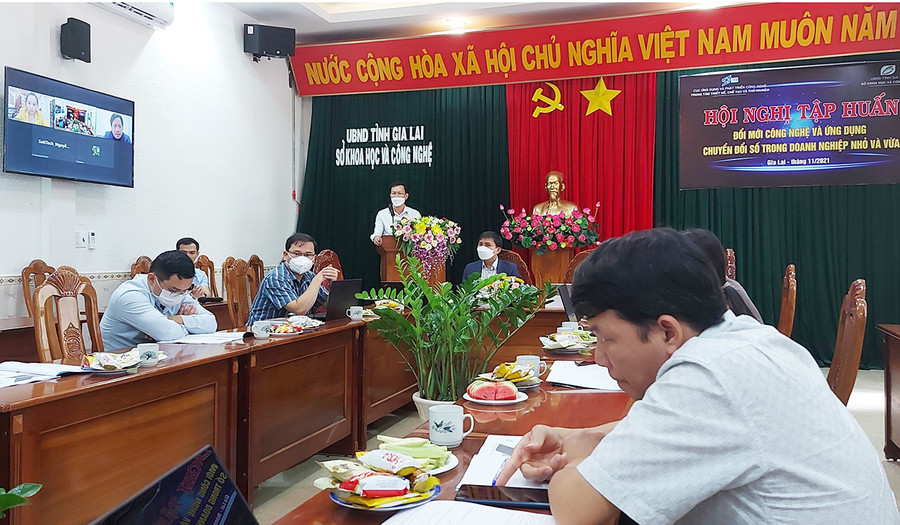 Quang cảnh hội nghị. Ảnh: Thiên Di Quang cảnh hội nghị. Ảnh: Thiên Di