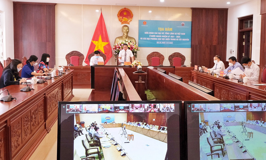  Quang cảnh buổi tọa đàm trực tuyến. Ảnh: Hoàng Ngọc