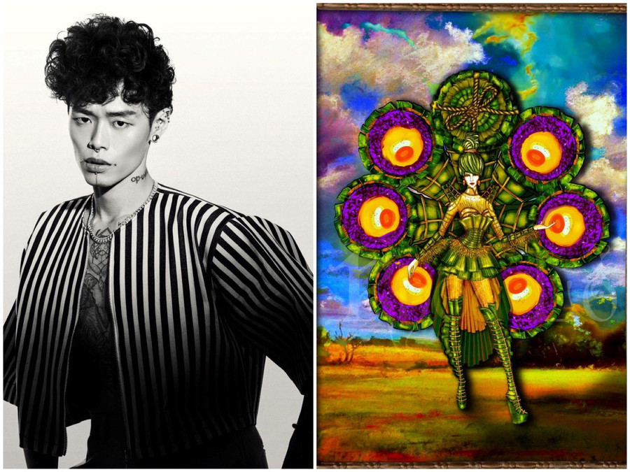 Chân dung Khoa Lỗ chủ nhân của thiết kế trang phục dân tộc “Ai tét hông?”. Ảnh: NVCC