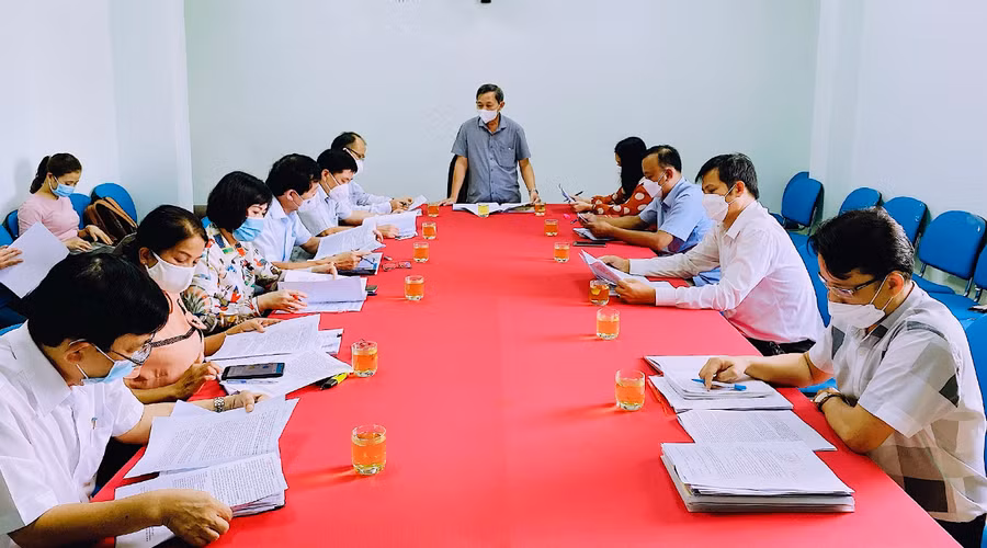 Quang cảnh cuộc họp. Ảnh: Mộc Trà