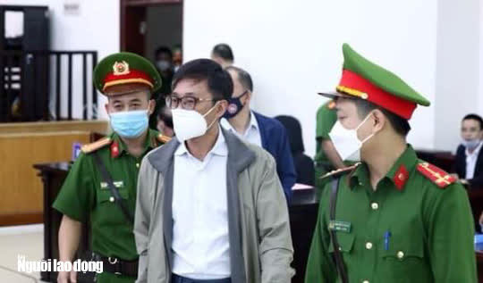 Bị cáo Nguyễn Duy Linh tại phiên tòa