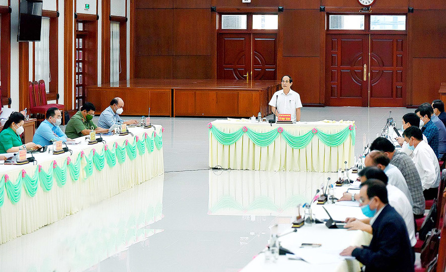 Quang cảnh hội nghị tại Hội trường 2-9 (TP. Pleiku). Ảnh: Đức Thụy Quang cảnh hội nghị. Ảnh: Đức Thụy