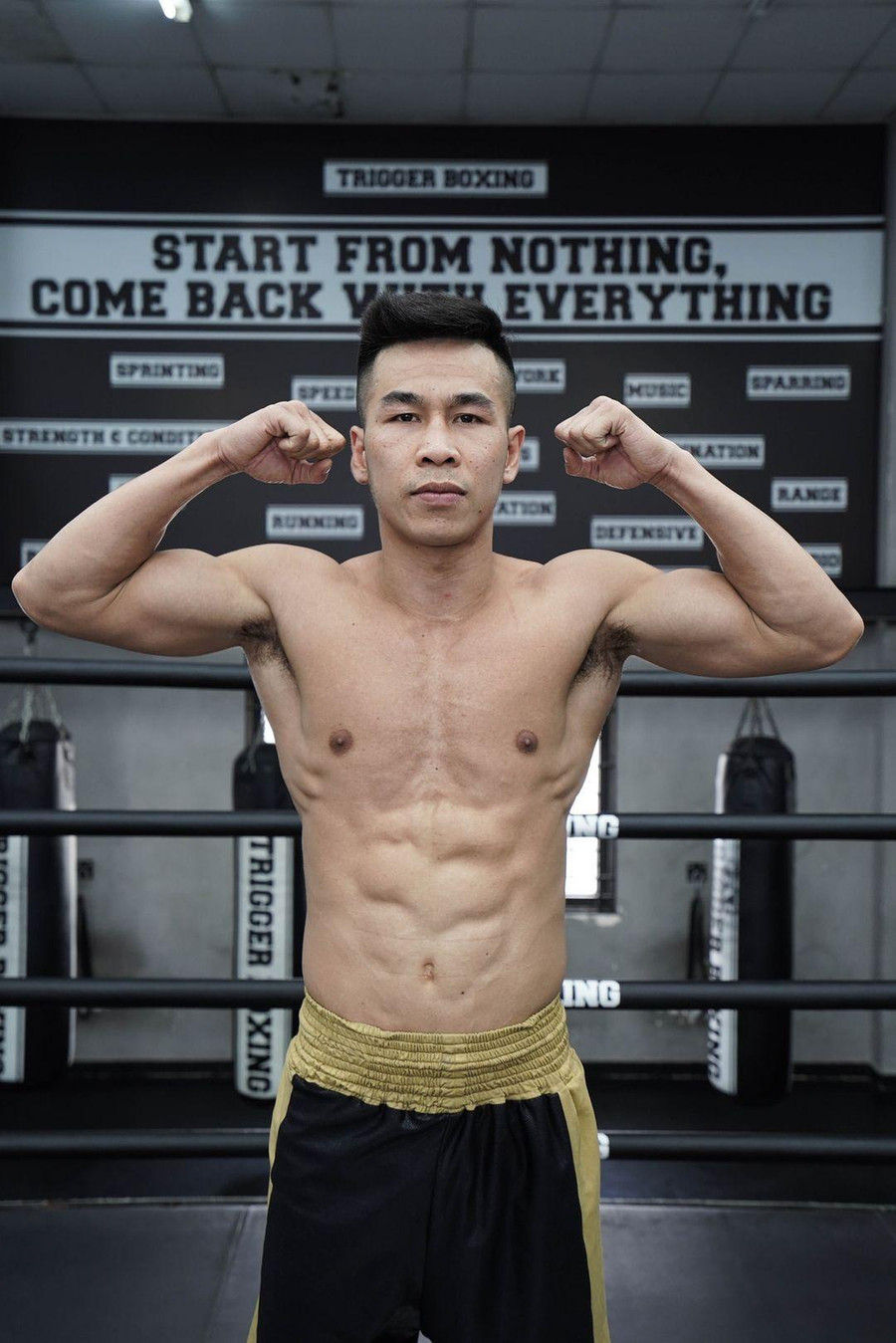 Trần Văn Thảo tích cực chuẩn bị cho đại chiến boxing Việt Nam - Thái Lan. Ảnh NVCC Trần Văn Thảo tích cực chuẩn bị cho đại chiến boxing Việt Nam - Thái Lan. Ảnh NVCC