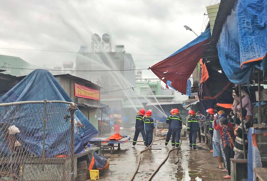 Quang cảnh buổi diễn tập. Ảnh: Bích Hương 