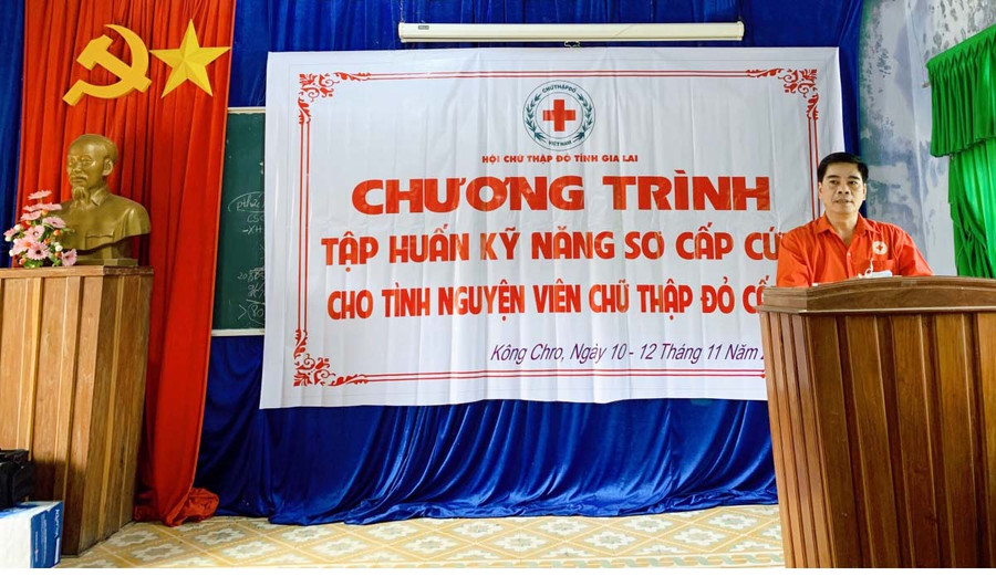 Quang cảnh lớp tập huấn. Ảnh: Hồng Ngọc